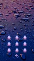 Water Dew Drop Locker Theme captura de pantalla 3