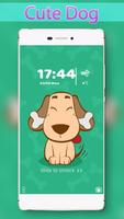 Cute Puppy Locker Theme الملصق