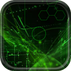Green technology live theme icon