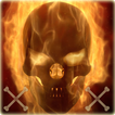 Flaming Skull Theme Skull Fire