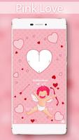 Pink Love Locker Theme Affiche