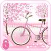 Sakura Pink  Bicycle Locker Theme