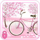 Sakura Pink  Bicycle Locker Theme иконка