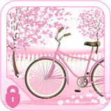 Sakura Pink  Bicycle Locker Theme أيقونة