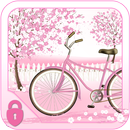 Sakura Pink  Bicycle Locker Theme APK