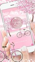 Sakura Pink  Bicycle Locker Theme Affiche