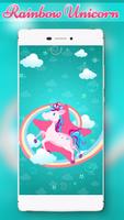 Unicorn Colors Locker Theme تصوير الشاشة 1