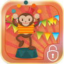 Cute Animals Circus Locker Theme APK