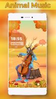 Music Notes Locker Theme اسکرین شاٹ 1