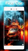 Race Car Hot Locker Theme پوسٹر