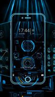 Neon Technology Halo Theme 스크린샷 1