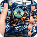 Cool skull graffiti art wall lock screen desktop APK