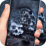 Spider skull icon