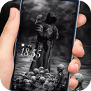 Hell Crow grim Reaper Lock screen desktop APK