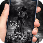 Hell Crow grim Reaper Lock screen desktop icône