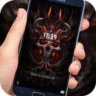 Death horns skull lock screen icon