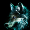 Ghost Wolf Cool HD Theme