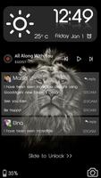 Lion King CM Locker Cool Theme اسکرین شاٹ 1