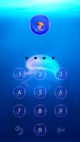 Jellyfish CM locker Theme ảnh chụp màn hình 3