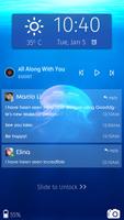 Jellyfish CM locker Theme ảnh chụp màn hình 2