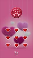 Pembe Kalpler CM Locker Tema Ekran Görüntüsü 3