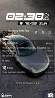 Speed Car CM Locker Theme تصوير الشاشة 2