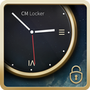 Luxury Clock CM Locker Theme APK