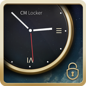 Luxury Clock CM Locker Theme ไอคอน