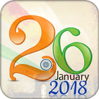 26 January 2018 - Republic of Day India 2018 أيقونة