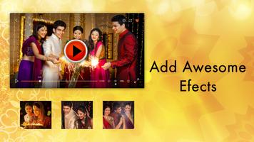 برنامه‌نما Diwali Video Maker HD عکس از صفحه