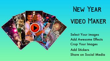 Poster Happy New Year Photo Video Maker