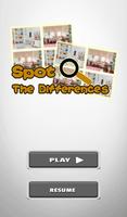 Spot The Differences - Rooms Plakat