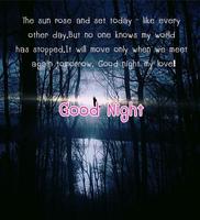Good Night Quote Affiche