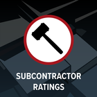 CMiC Subcontractor Ratings-icoon