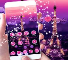 برنامه‌نما Dream Paris Eiffel tower Theme عکس از صفحه