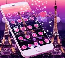 برنامه‌نما Dream Paris Eiffel tower Theme عکس از صفحه
