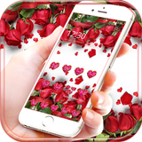 Red Rose Theme Wallpaper Red Roses Lock Screen آئیکن
