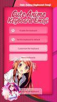 Cute Anime Keyboard Emoji اسکرین شاٹ 2