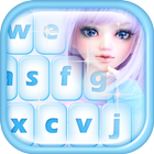 Cute Dolls Emoji Keyboard আইকন