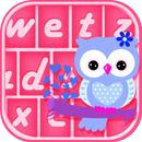 Hibou Clavier avec Emoticones APK