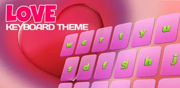 Einfaches Liebe Tastatur Thema