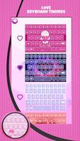 Love Keyboard Theme اسکرین شاٹ 3