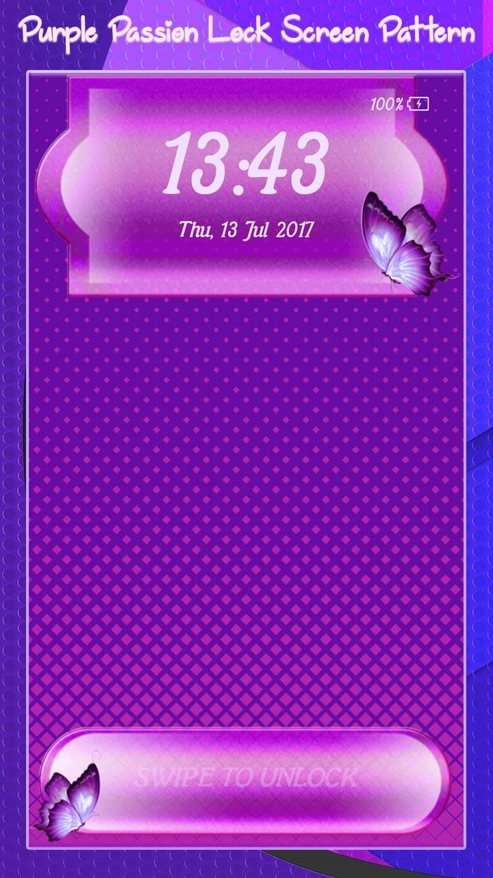 Android 用の 紫ロック画面 Apk をダウンロード