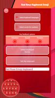 Rote Rose Tastatur Emoji Screenshot 3