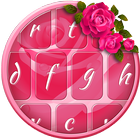 कीबोर्ड विषयों गुलाब आइकन