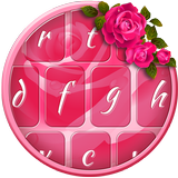 Clavier Thème Rose icône