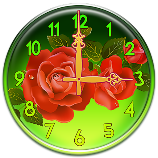 Rosen Uhr Widget