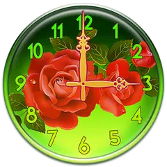Roses Clock Widget APK download