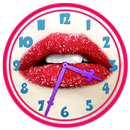 Sugar Lips Clock Widget APK