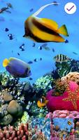 Aquarium Fish 3D Lock Screen постер